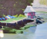 Boat House, Bantham by Debbie Newson