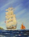 Three Masted Barque by Colin Drew